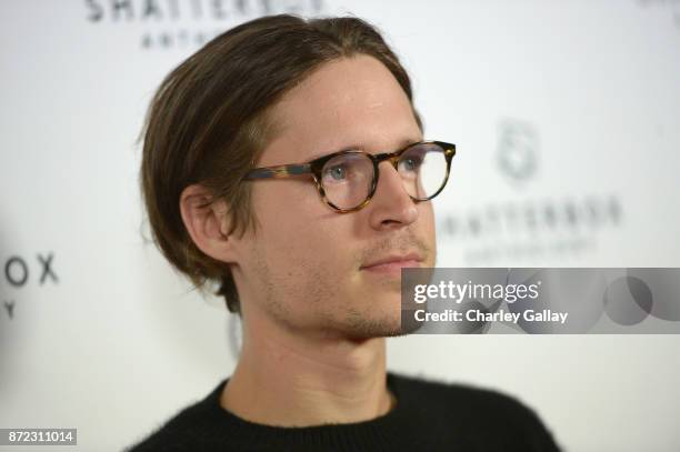 Actor Josh Kaye at Refinery29's Shatterbox Anthology Premiere Of Kristen Stewart's "COME SWIM" on November 9, 2017 in Los Angeles, California.