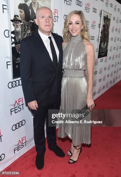 Cassian Elwes and guest attend the screening of Netflix's "Mudbound" at the Opening Night Gala of AFI FEST 2017 Presented By Audi at TCL Chinese...