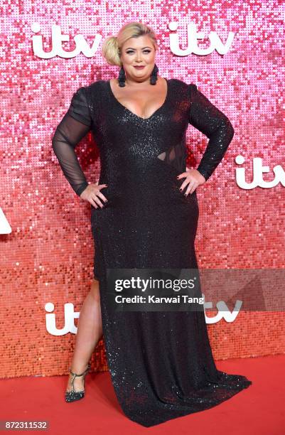 Gemma Collins attends the ITV Gala at the London Palladium on November 9, 2017 in London, England.