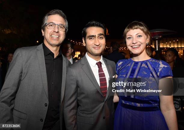 Ray Romano, Kumail Nanjiani and Emily V. Gordon attend the SAG-AFTRA Foundation Patron of the Artists Awards 2017 at the Wallis Annenberg Center for...