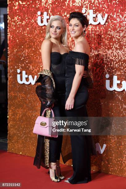 Pixie Lott and Emma Willis attend the ITV Gala at the London Palladium on November 9, 2017 in London, England.