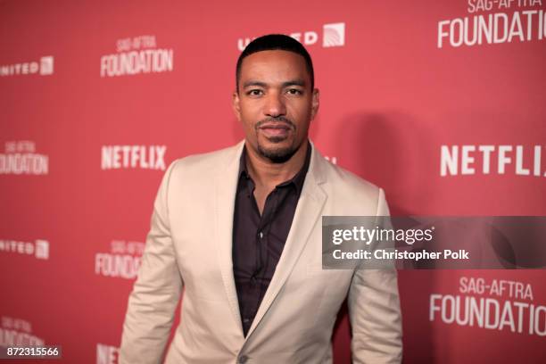 Laz Alonso attends the SAG-AFTRA Foundation Patron of the Artists Awards 2017 at the Wallis Annenberg Center for the Performing Arts on November 9,...