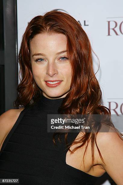 Actress Rachel Nichols arrives at the Los Angeles premiere of "Welcome Home Roscoe Jenkins" held at the Grauman's Chinese on January 28, 2008 in...