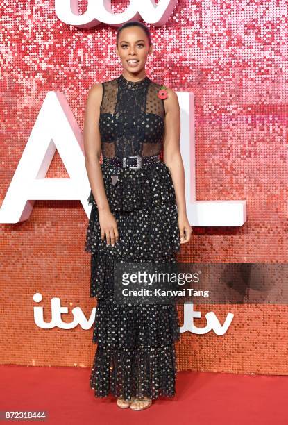 Rochelle Humes attends the ITV Gala at the London Palladium on November 9, 2017 in London, England.