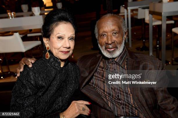 Jacqueline Avant and Clarence Avant attend the SAG-AFTRA Foundation Patron of the Artists Awards 2017 at the Wallis Annenberg Center for the...