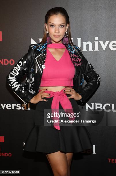 Carolina Miranda attends the NBCUniversal International Offsite Event at LIV Fontainebleau on November 9, 2017 in Miami Beach, Florida.