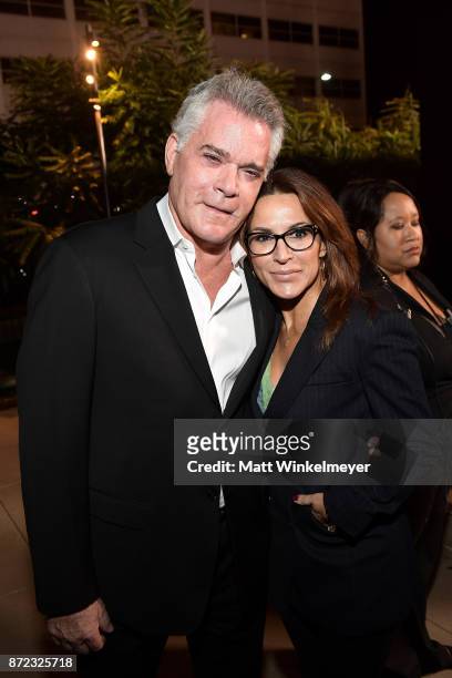 Ray Liotta and Silvia Lombardo attend the SAG-AFTRA Foundation Patron of the Artists Awards 2017 at the Wallis Annenberg Center for the Performing...