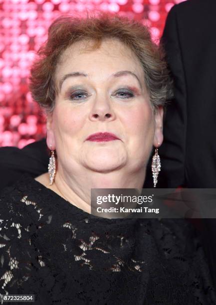 Anne Hegerty attends the ITV Gala at the London Palladium on November 9, 2017 in London, England.