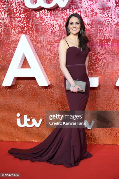 Laura Tobin attends the ITV Gala at the London Palladium on November 9, 2017 in London, England.