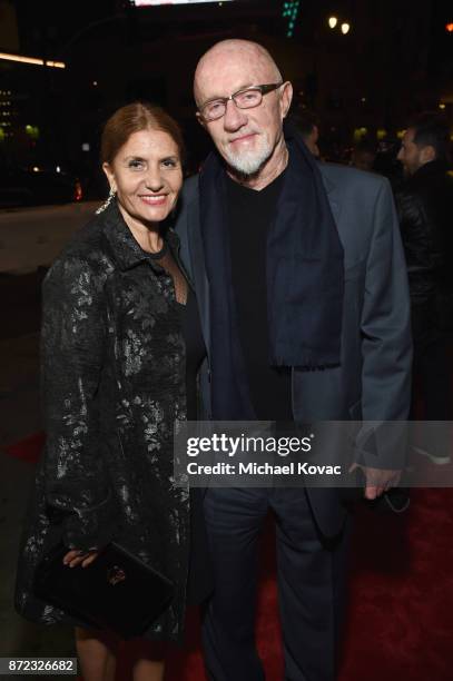 Gennera Banks and Jonathan Banks attend the screening of Netflix's "Mudbound" at the Opening Night Gala of AFI FEST 2017 Presented By Audi at TCL...