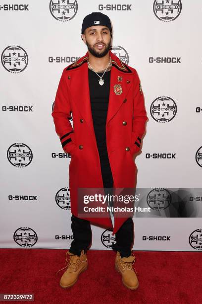 Rapper and Singer James R. Attends the G-Shock 35th Anniversary Celebration at The Theater at Madison Square Garden on November 9, 2017 in New York...