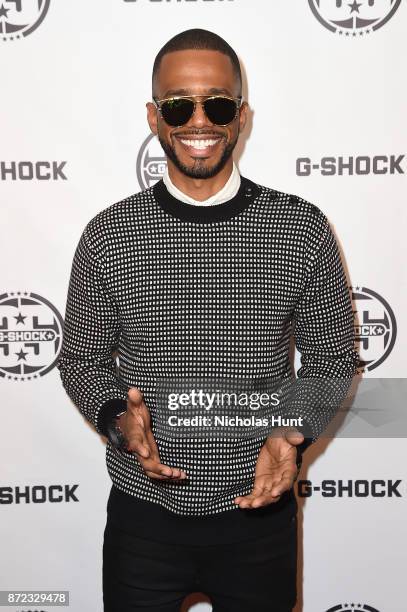 Eric West attends the G-Shock 35th Anniversary Celebration at The Theater at Madison Square Garden on November 9, 2017 in New York City.