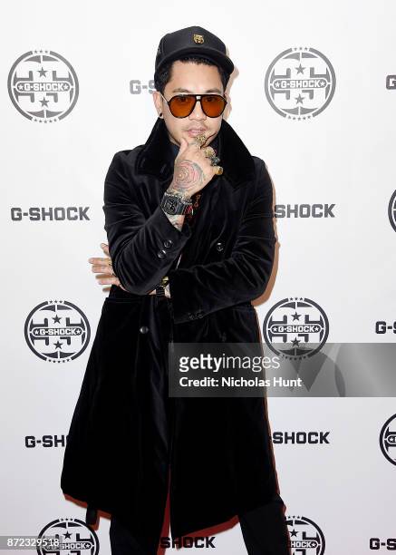 Tattoo Artist Jonathan "Jon Boy" Valena attends the G-Shock 35th Anniversary Celebration at The Theater at Madison Square Garden on November 9, 2017...
