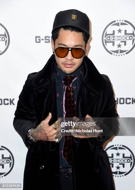 Tattoo Artist Jonathan "Jon Boy" Valena attends the G-Shock 35th Anniversary Celebration at The Theater at Madison Square Garden on November 9, 2017...