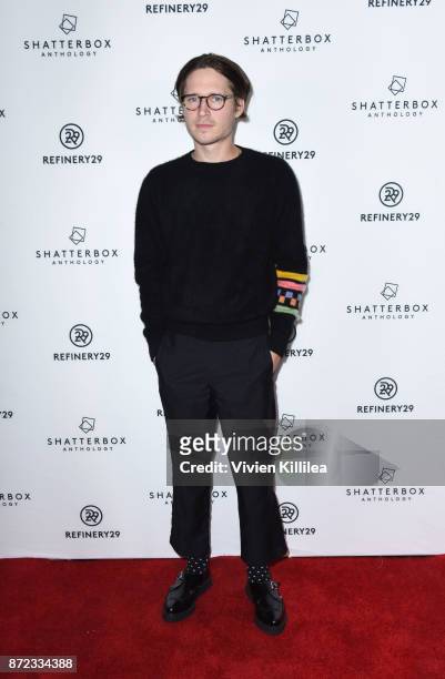 Actor Josh Kaye attends the Premiere Of Starlight Studios And Refinery29's "Come Swim" at The Landmark on November 9, 2017 in Los Angeles, California.