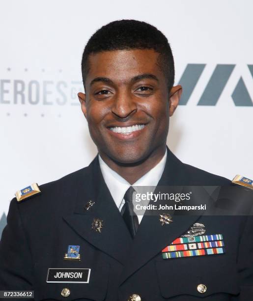 Army Major, Jeff Johnson attends 11th Annual IAVA Heroes Gala at Cipriani 42nd Street on November 9, 2017 in New York City.