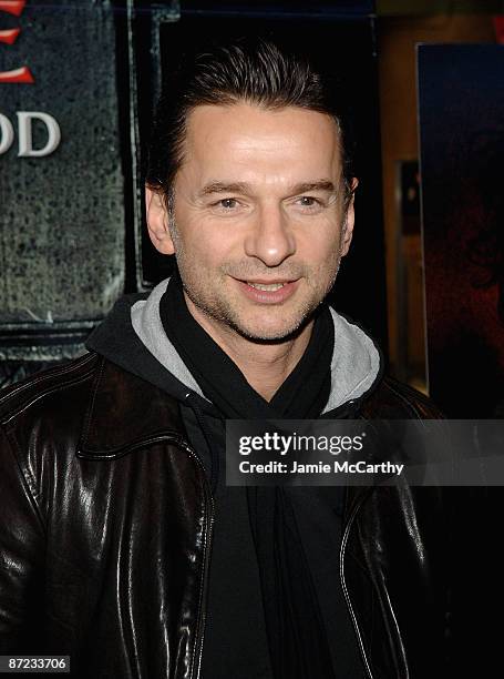 David Gahan of Depeche Mode attends the "Sweeny Todd: The Demon Barber of Fleet Street" Special Screening for the Goth Community at Clearview Chelsea...