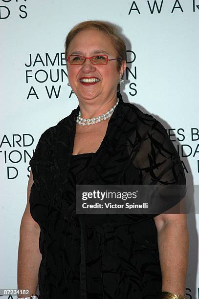 Lidia Matticchio Bastianich attends the 2009 James Beard Foundation Awards Ceremony and Gala at Avery Fisher Hall at Lincoln Center for the...