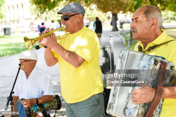 bulgarian street musicians - performing arts occupation stock pictures, royalty-free photos & images