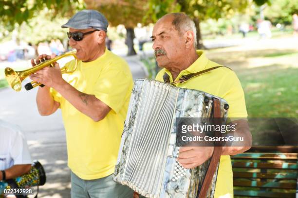 bulgarian street musicians - performing arts occupation stock pictures, royalty-free photos & images