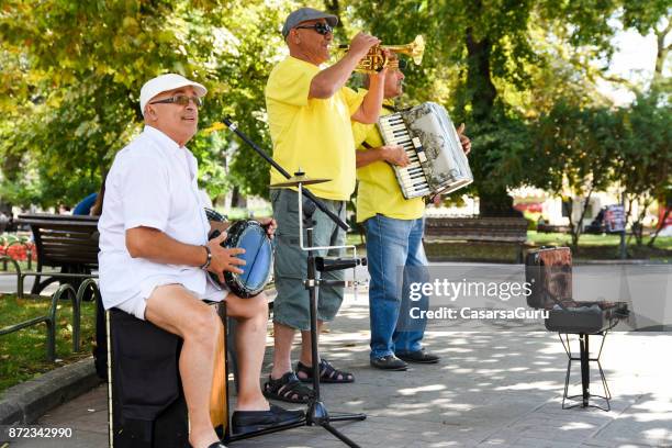 bulgarian street musicians - folk music stock pictures, royalty-free photos & images