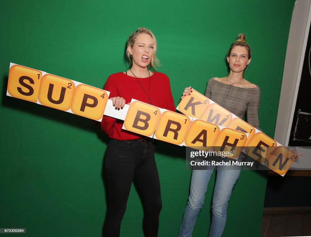 Hilary and Haylie Duff Host the Launch of Words with Friends 2 at Norah Restaurant