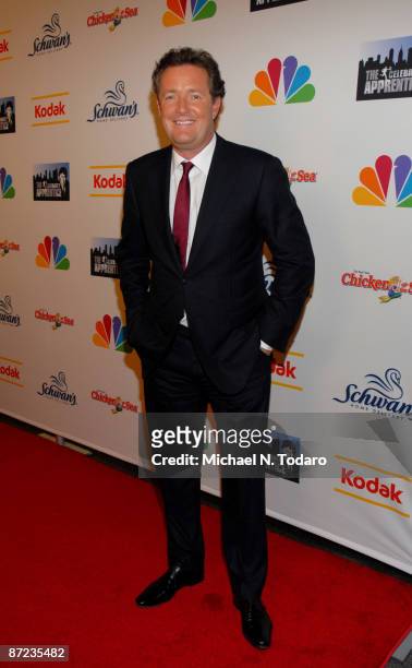 Piers Morgan attends the "Celebrity Apprectice" finale party at the American Museum of Natural History on May 10, 2009 in New York City.