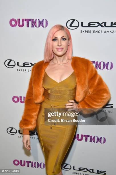 Musician Bonnie McKee attends OUT Magazine #OUT100 Event presented by Lexus at the the Altman Building on November 9, 2017 in New York City.