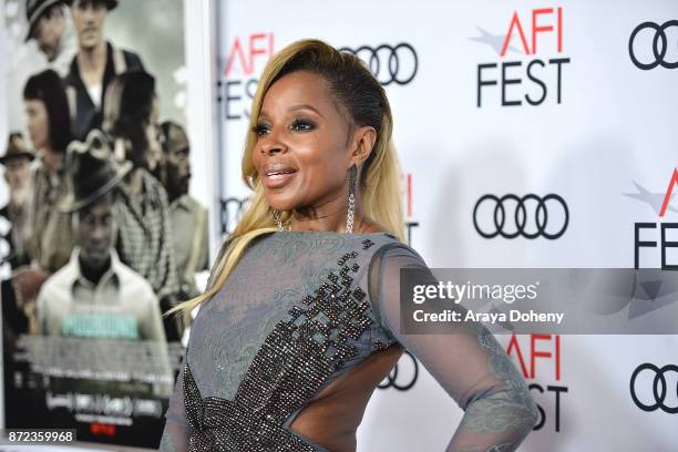 Mary J Blige attends the screening of Netflix's 'Mudbound' at the Opening Night Gala of AFI FEST 2017 presented by Audi at TCL Chinese Theatre on...