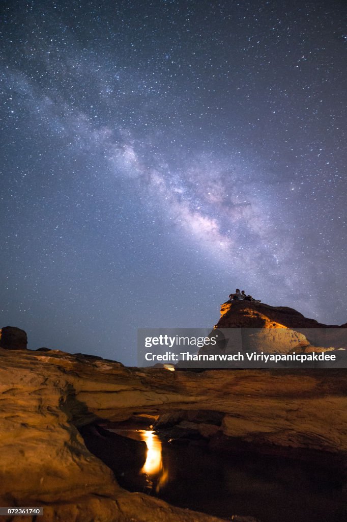 Milky way canyon