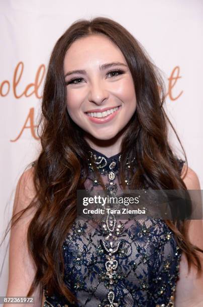 Actress Ava Cantrell attends The Midnight Mission's Golden Heart Awards Gala at the Beverly Wilshire Four Seasons Hotel on November 9, 2017 in...