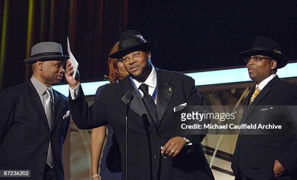 James Q. Wright, Jimmy Jam and Terry Lewis, winners of Best Gospel Song for "Be Blessed" by Yolanda Adams