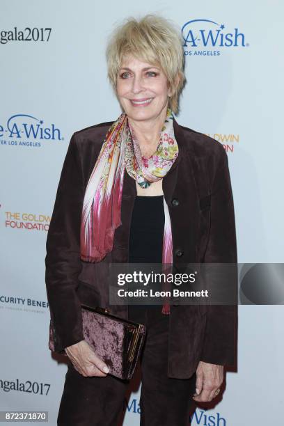 Actress Joanna Cassidy attends the Make-A-Wish Greater Los Angeles 2017 Wish Gala at Hollywood Palladium on November 9, 2017 in Los Angeles,...