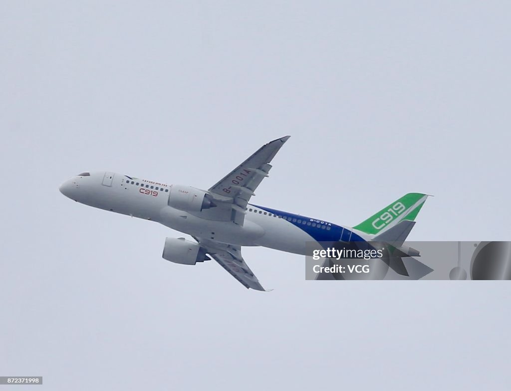 Passenger Jet C919 Flies To Xi'an For Further Testing In Shanghai