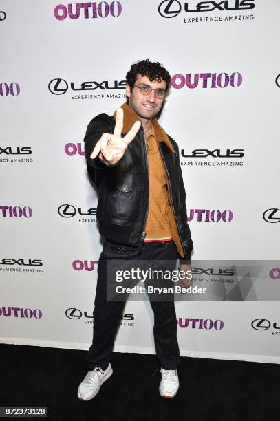 Influencer Adam Eli attends OUT Magazine #OUT100 Event presented by Lexus at the the Altman Building on November 9, 2017 in New York City.