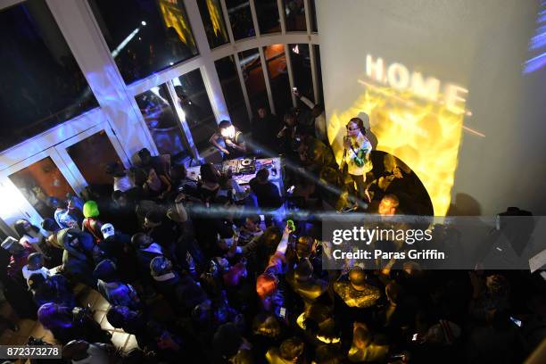 Rapper Quavo of the Migos performs onstage at H.O.M.E. By Martell on November 9, 2017 in Atlanta, Georgia.