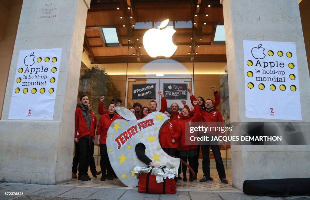 FRANCE-FINANCE-TAX-APPLE-DEMO