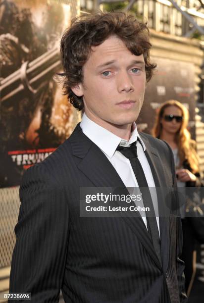 Actor Anton Yelchin arrives at the Premiere of Warner Bros. "Terminator Salvation" held at Grauman's Chinese Theatre on May 14, 2009 in Hollywood,...