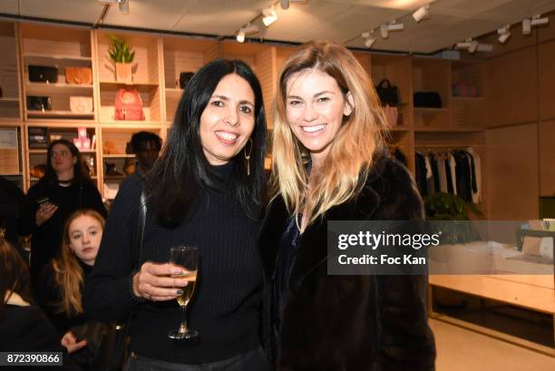 Sahar Kadri and Lorena Vergani attend Stephane Kelian Pop Up Store Launch at L'Exception on November 9, 2017 in Paris, France.