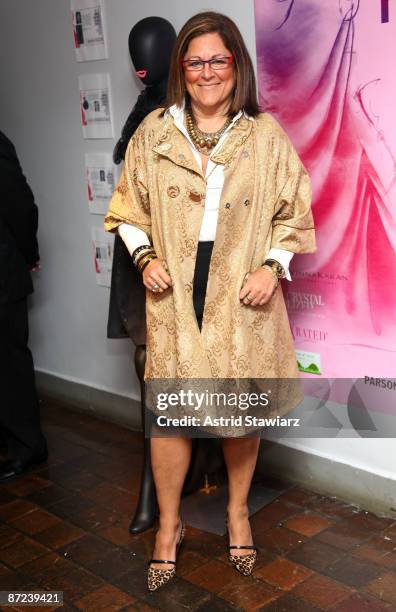 Senior Vice President of IMG Fashion Fern Mallis attends the 10th annual Parsons fashion studies line debut at the Lord And Taylor rooftop on May 14,...