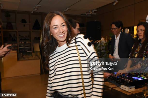 Presenter Janane Boudili attends Stephane Kelian Pop Up Store Launch at L'Exception on November 9, 2017 in Paris, France.