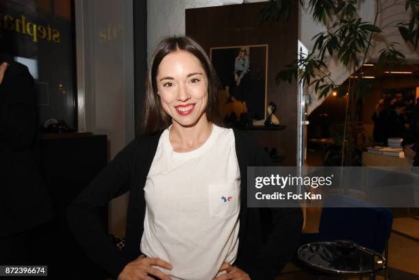 Presenter Audrey Sarrat attends Stephane Kelian Pop Up Store Launch at L'Exception on November 9, 2017 in Paris, France.