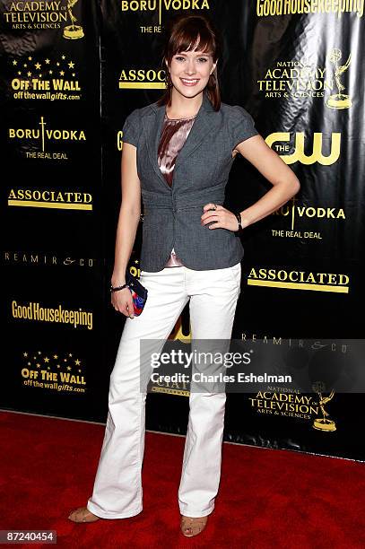 Actress Marty Saybrooke attends the 36th annual Daytime Entertainment Emmy Awards nomination party at Hearst Tower on May 14, 2009 in New York City.
