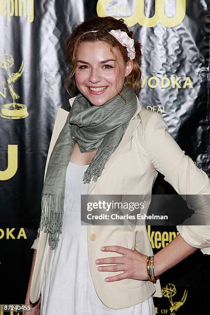 Actress Bonnie Dennison attends the 36th annual Daytime Entertainment Emmy Awards nomination party at Hearst Tower on May 14, 2009 in New York City.