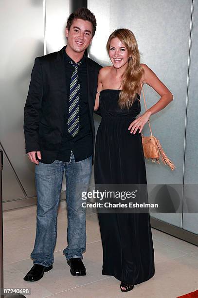 Actors Jeff Branson and Susan Haskell attend the 36th annual Daytime Entertainment Emmy Awards nomination party at Hearst Tower on May 14, 2009 in...