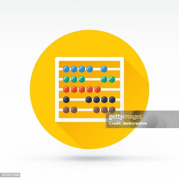 abacus icon - abacus stock illustrations