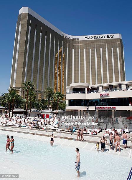 General view at the Mandalay Bay Beach May 14, 2009 in Las Vegas, Nevada.