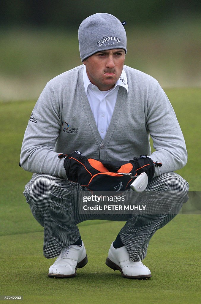 Northern Irish golfer Graeme McDowell li
