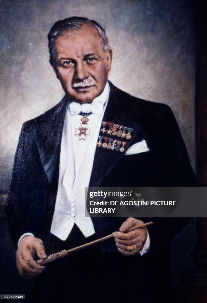 Portrait of Franz Lehar, Austro-Hungarian composer