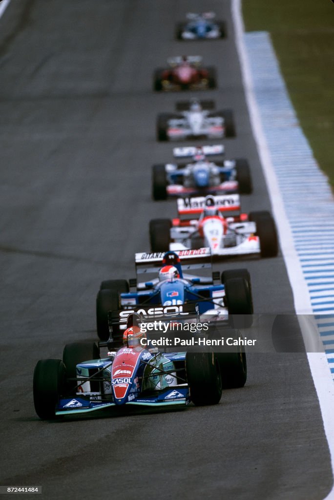 Eddie Irvine, Johnny Herbert, Mika Hakkinen, Grand Prix Of Europe